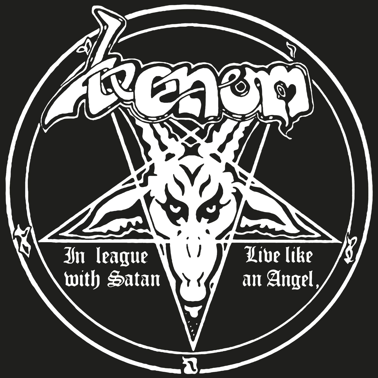 IN LEAGUE WITH SATAN official VENOM merchandise  SEW ON PATCH
